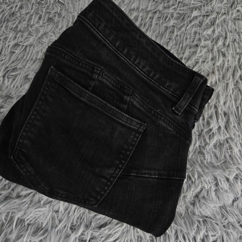 Torrid Bombshell Skinny Women 14S Black Distressed Premium‎ Stretch Jeans